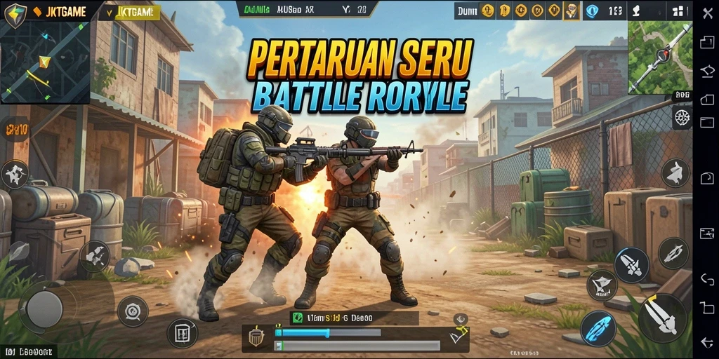 Tampilan gameplay JKTGAME yang penuh aksi dan strategi.