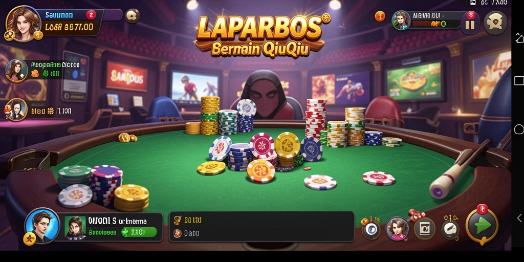 Gameplay seru dan menarik dalam LAPARBOS QiuQiu.